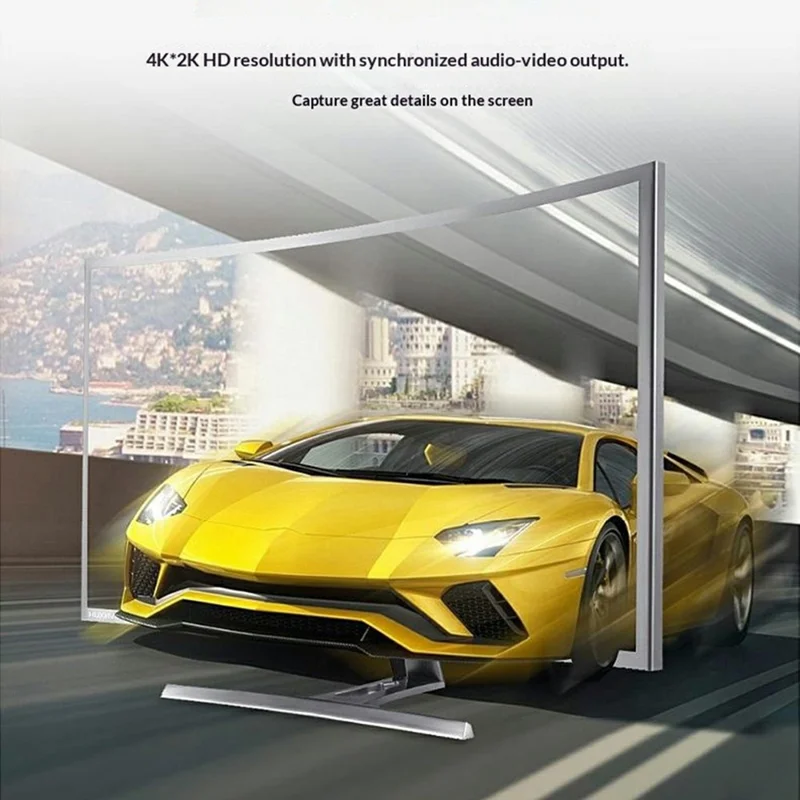 Scheda di Acquisizione Video HU-01 USB HD a USB 2.0 Registrazione di Giochi 1080P 60fps Dispositivo per Streaming in Diretta - Nero