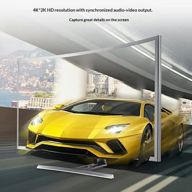 Scheda di Acquisizione Video HU-07 HD a USB 3.0, Dispositivo per Streaming e Registrazione 1080P 60Hz per PS4, Xbox, Switch, PC - Nero