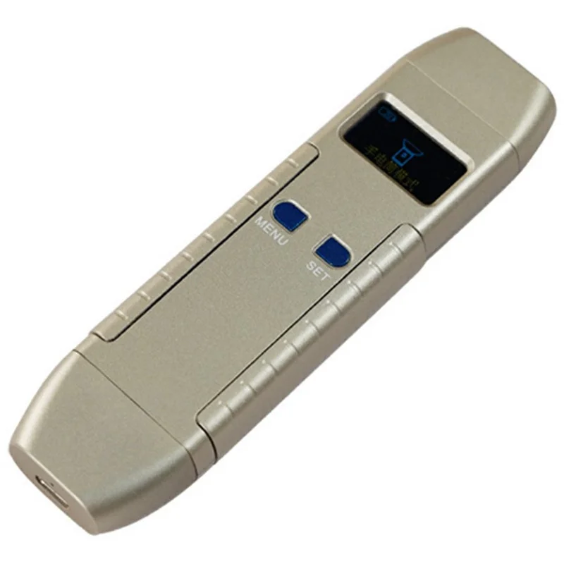 DS616 Multi-function Signal Detector Camera Finder GPS Scanner RF Bug Sweeper with OLED Display - Gold