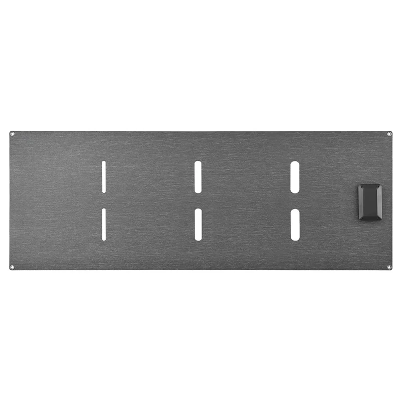 DE-40 40W Solar Charger with Type-C  /  USB  /  DC Ports IP65 Waterproof Foldable Monocrystalline Solar Panel - Black