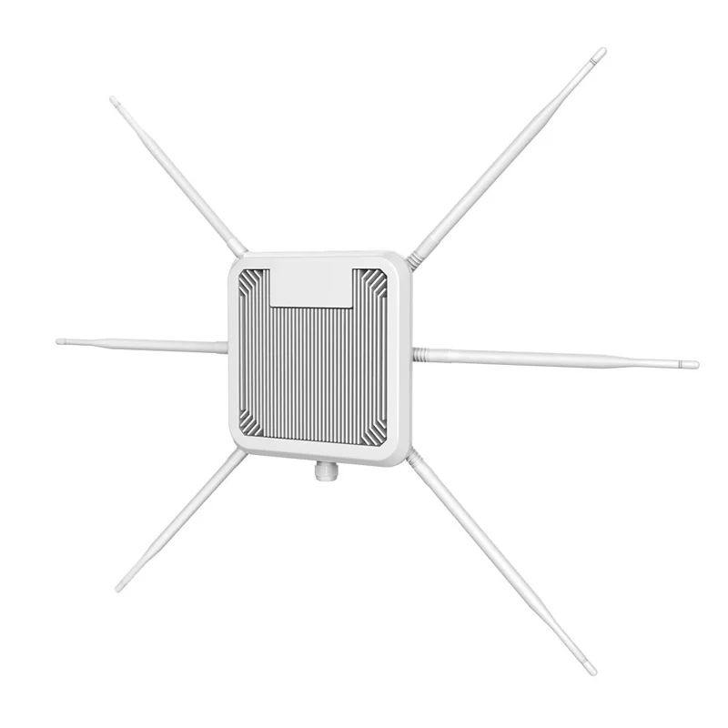Router AP wireless esterno HW3000B IP67 impermeabile WiFi 6 dual band 3000 Mbps con antenna 6x 7dBi - Spina US