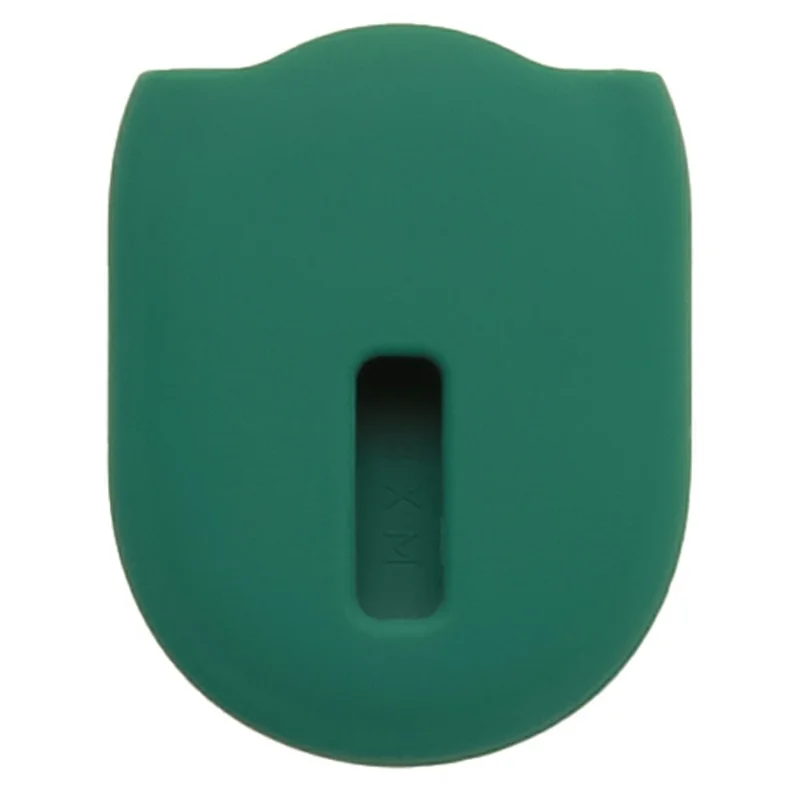 For Xiaomi Tag Silicone Protective Case Shockproof Tracker Cover with Hanging Buckle - Blackish Green