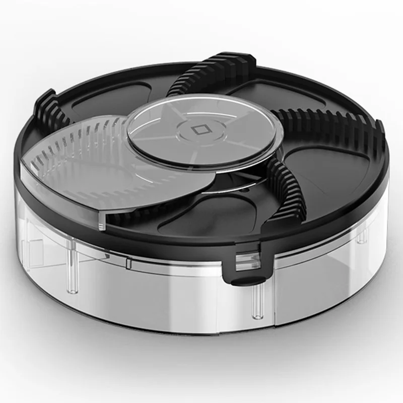 USB-genopladelig automatisk roterende fluefælde, elektrisk fluefanger, enhed til bekæmpelse af flyvende insekter til hjemmet - Sort