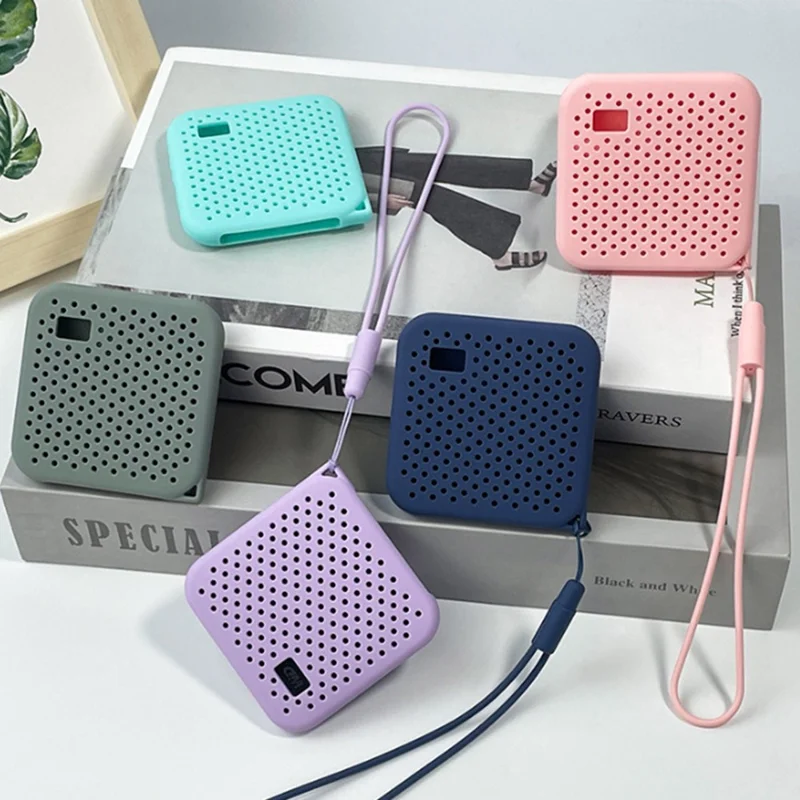 Custodia in silicone per Western Digital WD Elements SE SSD, cover protettiva antiurto con laccetto - Verde menta