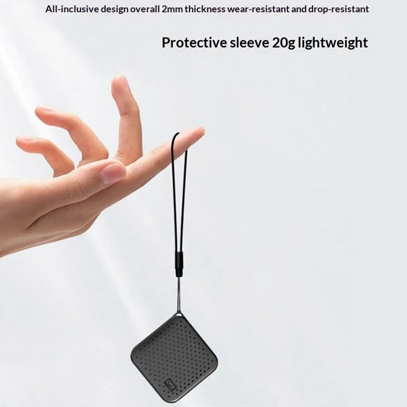 Custodia in silicone per Western Digital WD Elements SE SSD, cover protettiva antiurto con laccetto - Verde menta