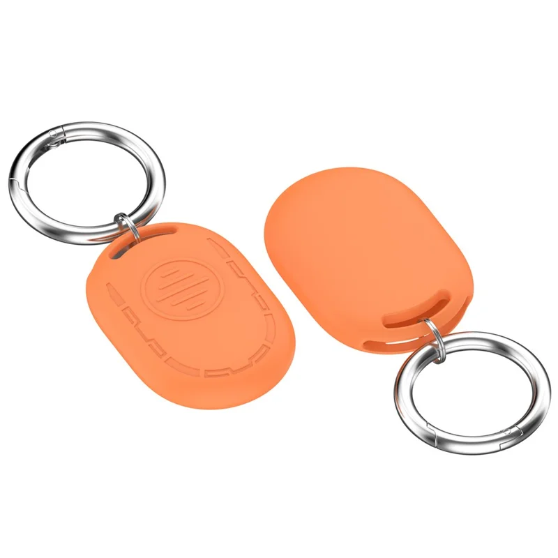 For Xiaomi Tag Silicone Case Anti-lost Device Tracker Protective Cover - Orange