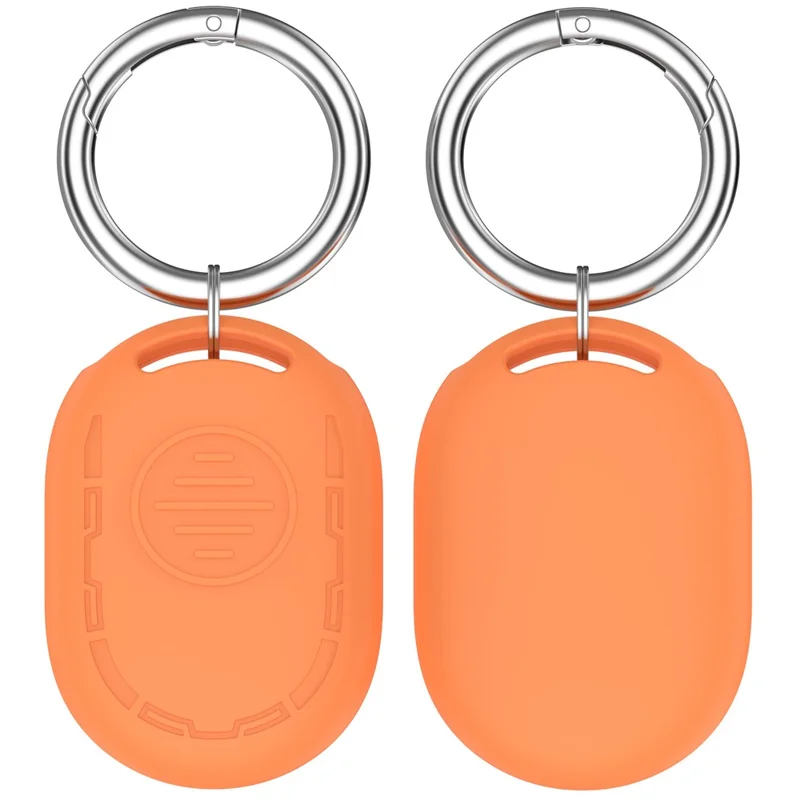 For Xiaomi Tag Silicone Case Anti-lost Device Tracker Protective Cover - Orange
