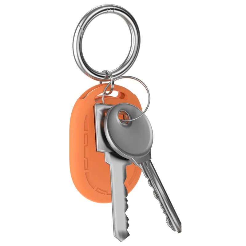 For Xiaomi Tag Silicone Case Anti-lost Device Tracker Protective Cover - Orange