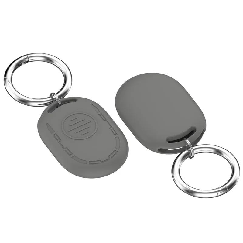 For Xiaomi Tag Silicone Case Anti-lost Device Tracker Protective Cover - Dark Grey