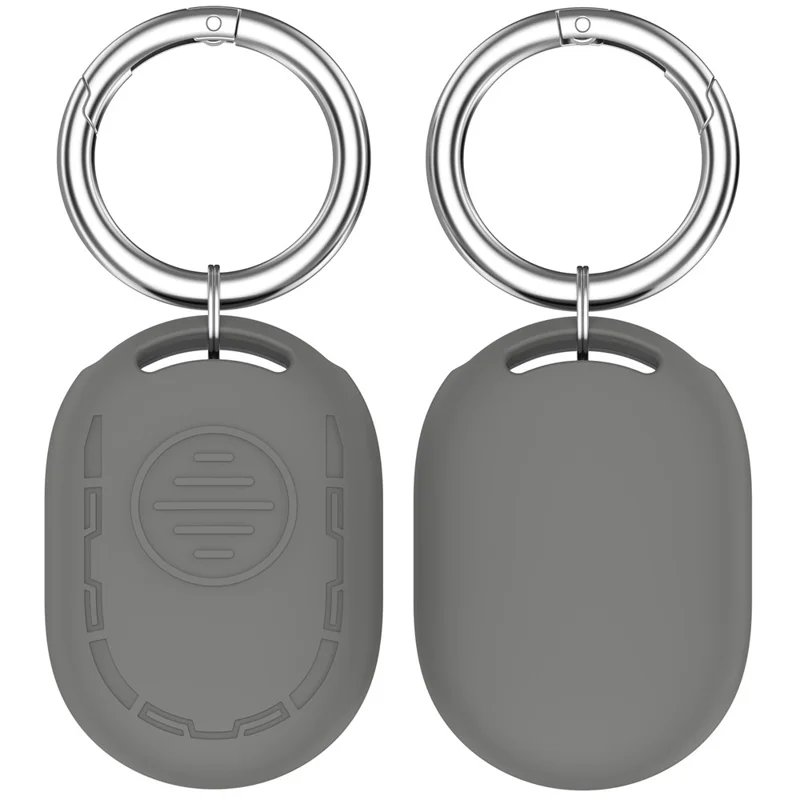 For Xiaomi Tag Silicone Case Anti-lost Device Tracker Protective Cover - Dark Grey