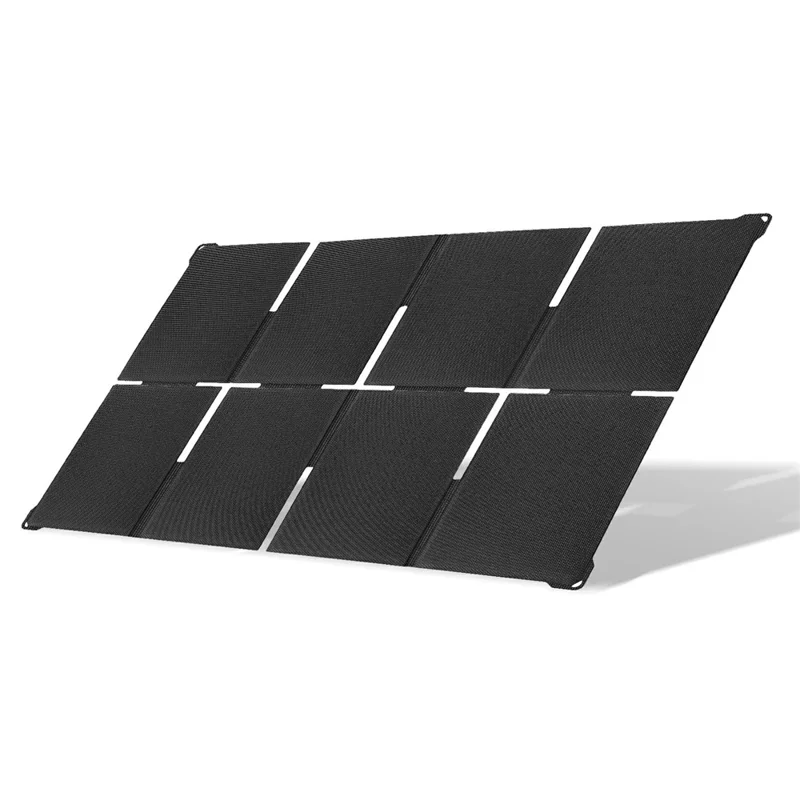 UT-80H 45W Foldable Solar Panel with Type-C  /  USB  /  DC Ports IP65 Waterproof Portable Solar Charger for Outdoor Camping - Black