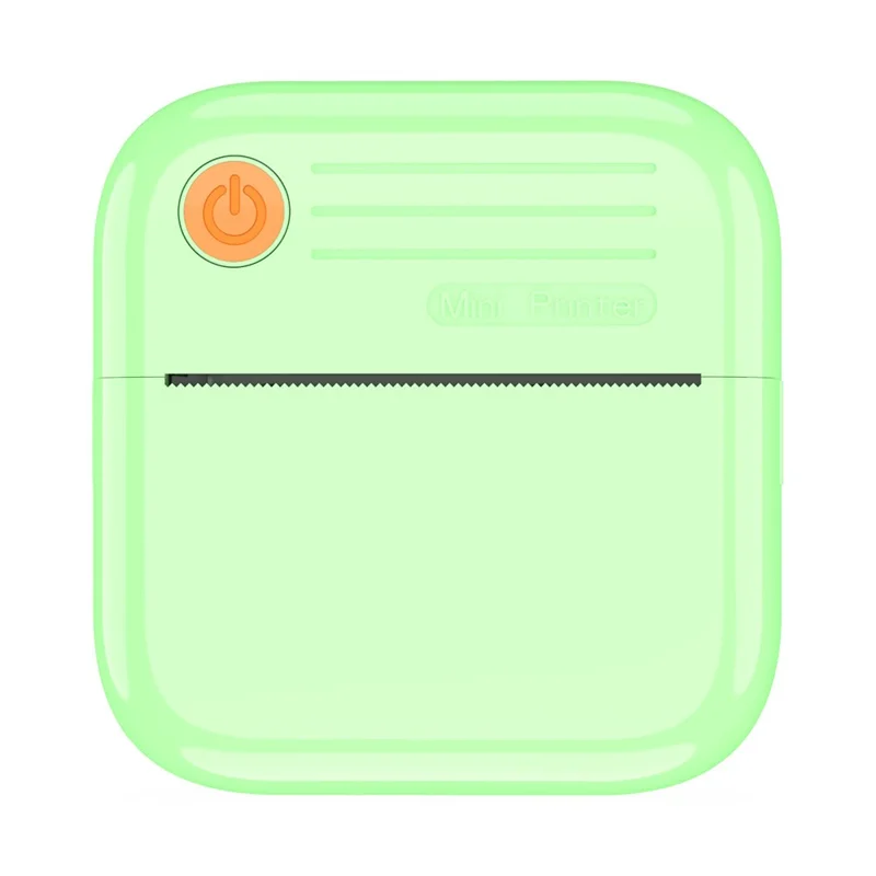 A35 Mini Thermal Printer 200 DPI Bluetooth-compatible Inkless Portable Printer for Label Note Photo (APP: AumiLabel) - Green