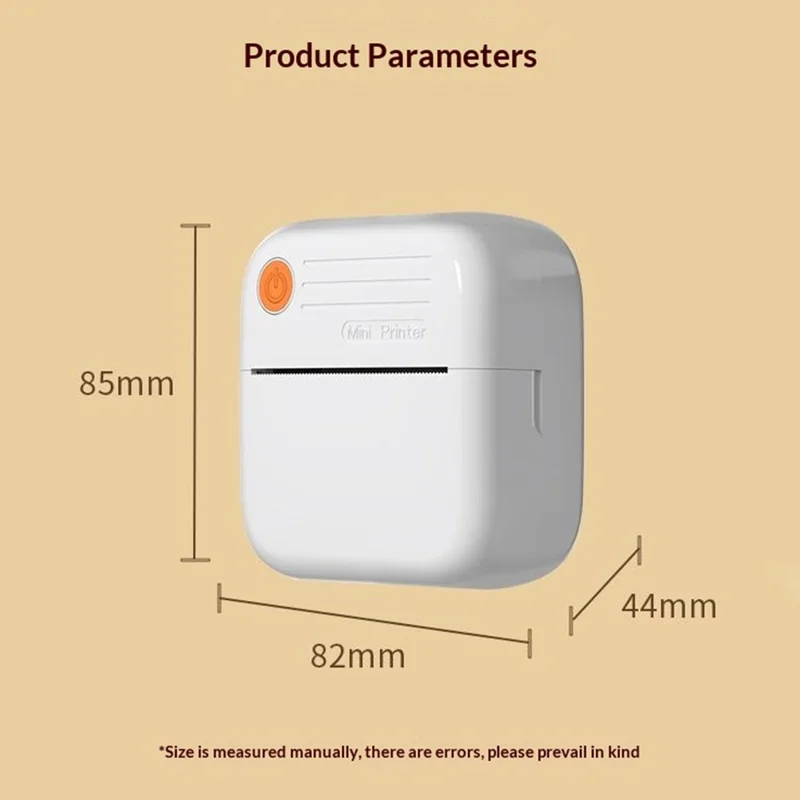 A35 Mini Thermal Printer 200 DPI Bluetooth-compatible Inkless Portable Printer for Label Note Photo (APP: AumiLabel) - Green