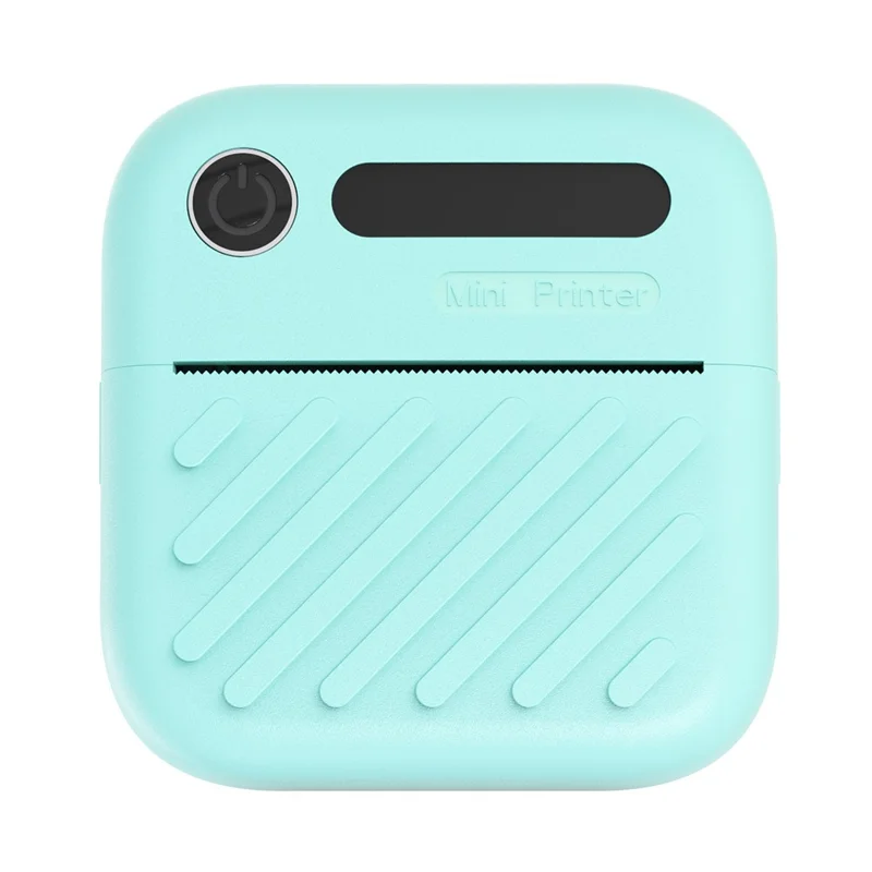 A36 Mini Thermal Printer 200 DPI Portable  Bluetooth-compatible Label Printer for Office Study (APP: AumiLabel) - Green