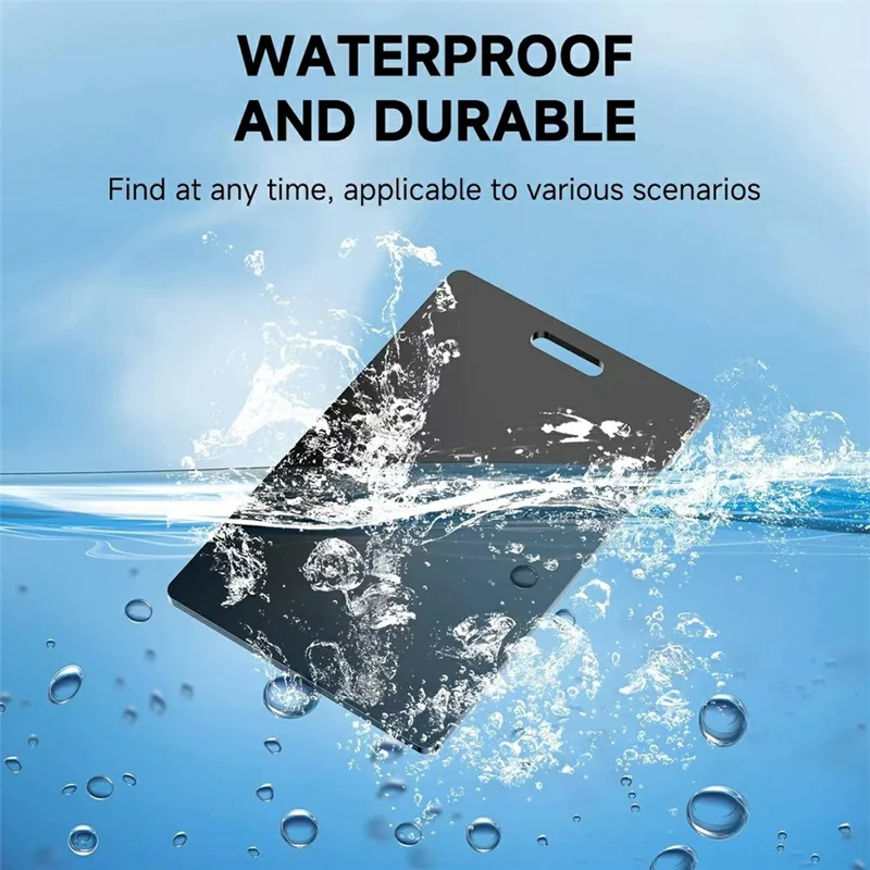 Localisateur K2 de taille carte, ultra fin, étanche IP68, traceur intelligent pour portefeuille, compatible iOS et Android