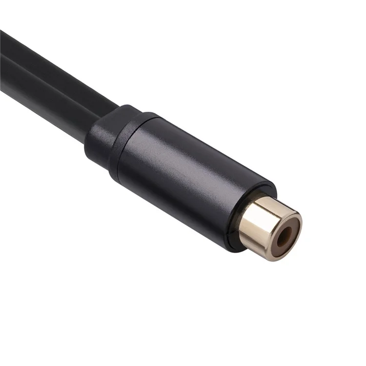 RCA Fêmea a Dupla 2-RCA Adaptador Estéreo Splitter Y Cabo de Áudio