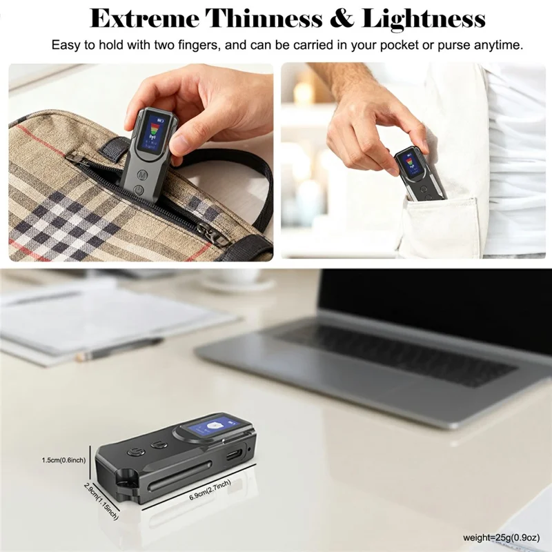 Détecteur intelligent T2 GPS Signal Caméra Anti-intrusion Appareil de détection de caméras cachées Protection de la vie privée