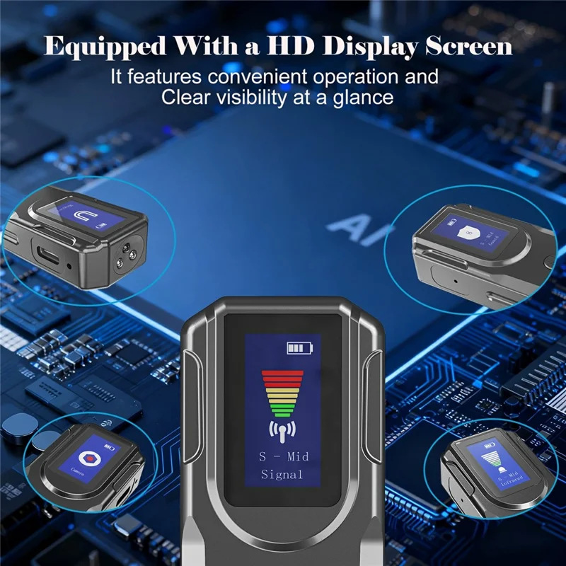 Détecteur intelligent T2 GPS Signal Caméra Anti-intrusion Appareil de détection de caméras cachées Protection de la vie privée