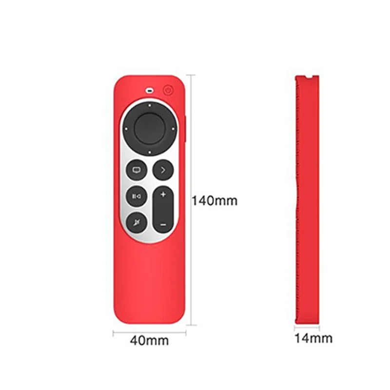 Remote Controller Silicone Protective Sleeve Cover for Apple TV 4K 2021 / Apple TV 2022 (Gen 7) - Pink