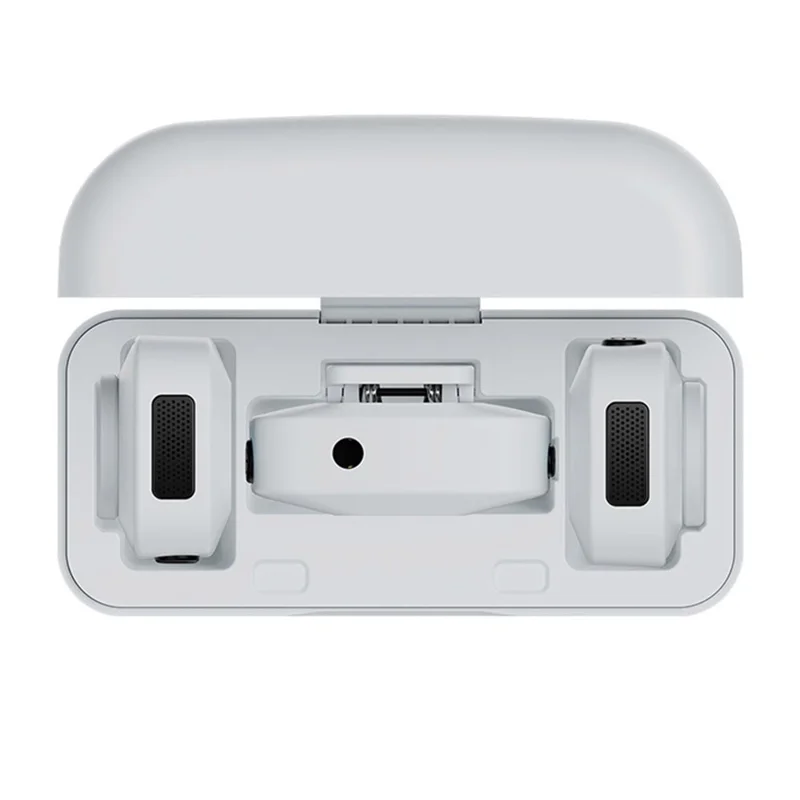 Microphone cravate sans fil FEELWORLD LM1-W avec récepteur USB-C, mini microphone avec réduction de bruit pour téléphone, caméra, PC