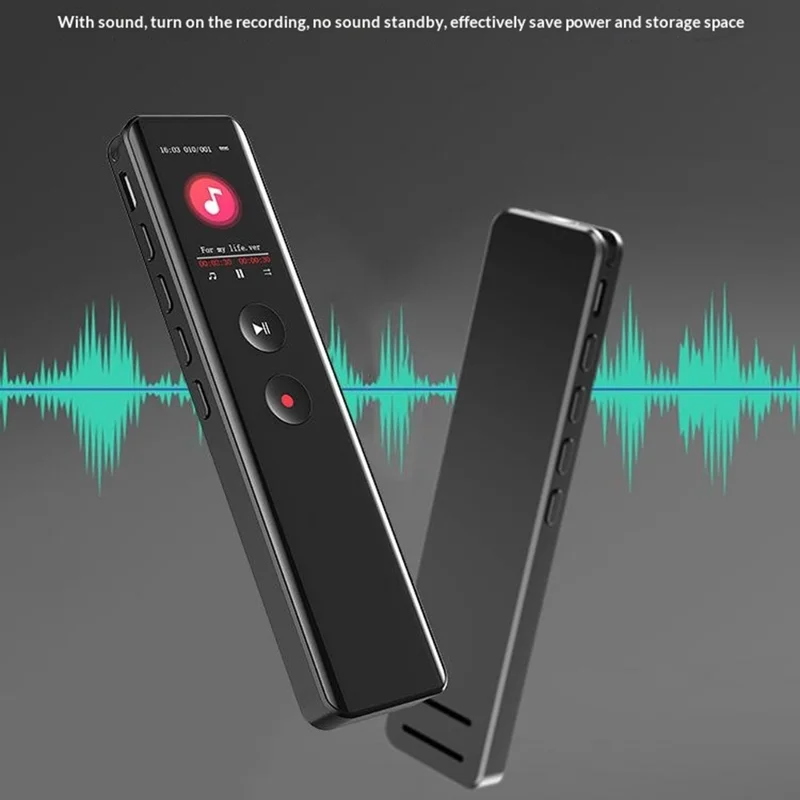 N5 32GB Digital Voice Recorder Noise Cancelling HD Audio Professional Portable Recording Device for Meetings Lectures Interviews
