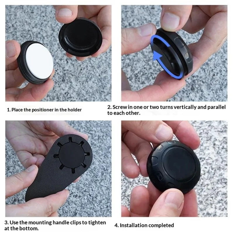 914426 Adhesive Case for Apple AirTag Concealed Tracker Protective Cover Anti-theft Mounting Bracket for Bicycle Car