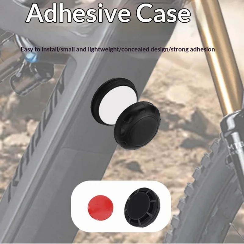 914426 Adhesive Case for Apple AirTag Concealed Tracker Protective Cover Anti-theft Mounting Bracket for Bicycle Car