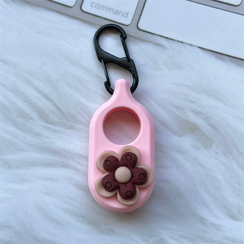 Étui en silicone pour tracker Samsung Galaxy SmartTag2, housse anti-poussière avec dessin animé et crochet mousqueton - A