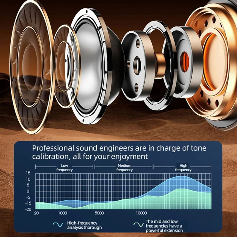 K13-2X Motorcycle Helmet Bluetooth-compatible Headset IP65 Waterproof Intercom 40H Battery Helmet Headphone (No Memory Card) - Black