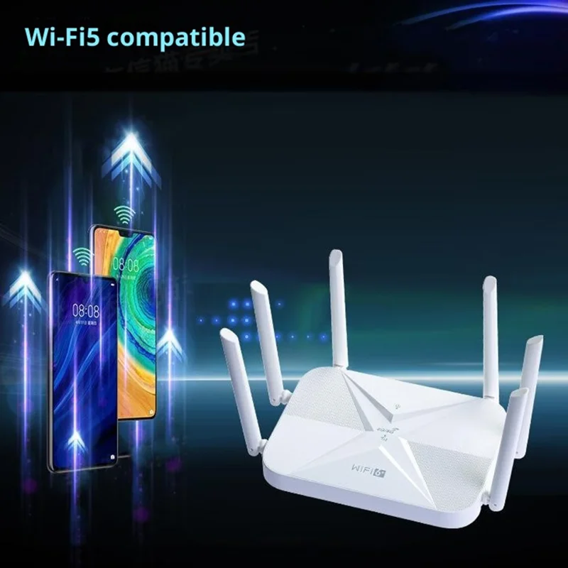 B625 4G WiFi 6 Router 300Mbps 6 Antenna 32 Devices 5000mAh Battery Wireless Router for Home Office - EU Plug