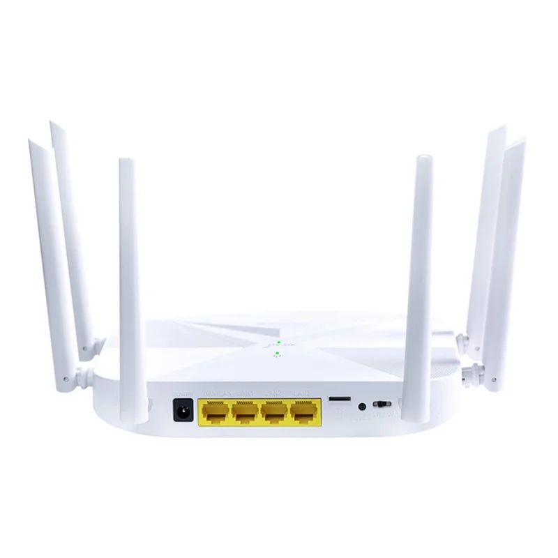 B625 4G WiFi 6 Router 300Mbps 6 Antenna 32 Devices 5000mAh Battery Wireless Router for Home Office - EU Plug
