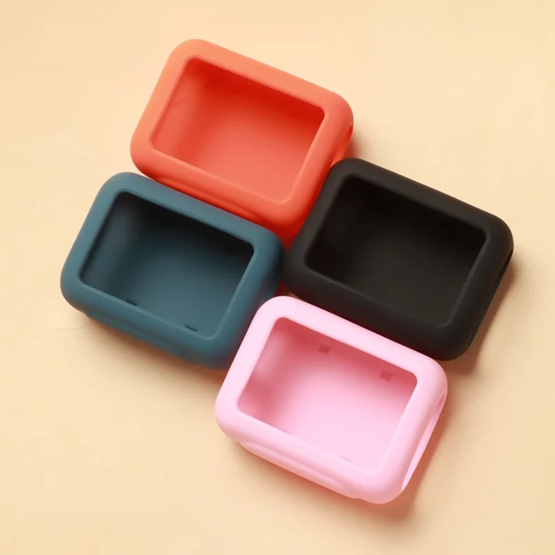 Силиконовый чехол для JBL Go 5, защитная крышка с антицарапинным покрытием, совместимая с Bluetooth, с карабином — черный