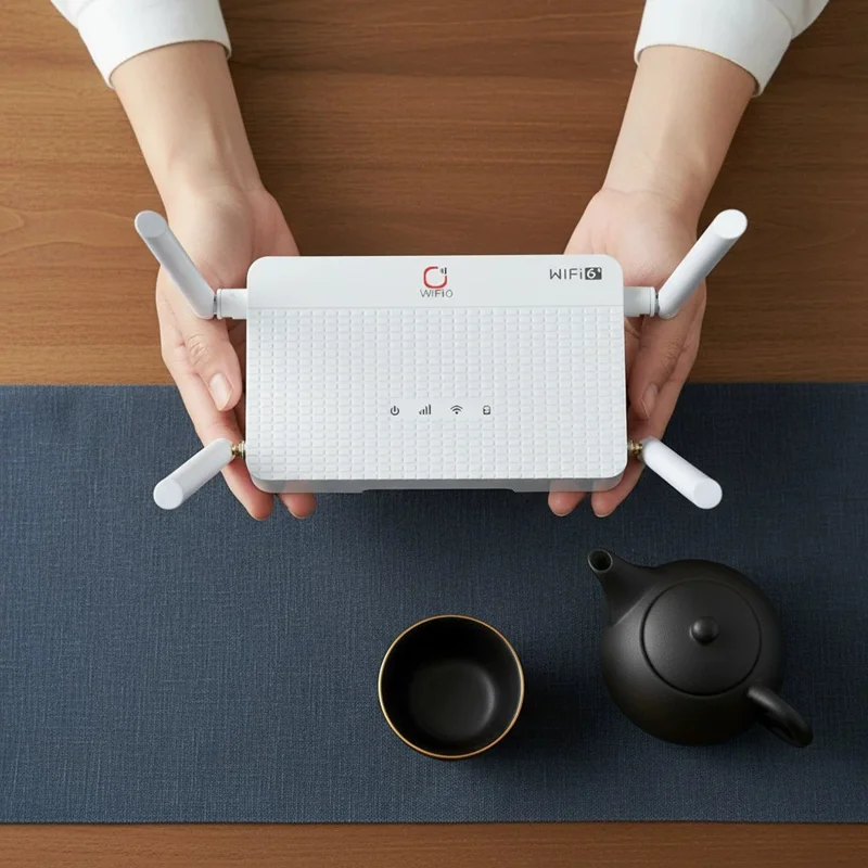 Routeur WiFi VEMO B618 4G 300 Mbps avec antenne externe et port LAN - Prise UE