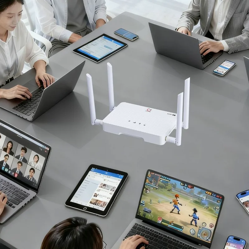 Routeur WiFi VEMO B618 4G 300 Mbps avec antenne externe et port LAN - Prise UE