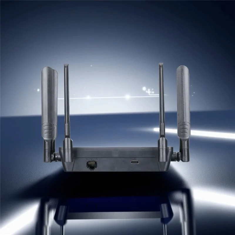 CPF907 4G WiFi 6 Router Type-C ZTE Chip 300Mbps 6 Antennas SIM Card Hotspot WiFi CPE Router - EU Plug