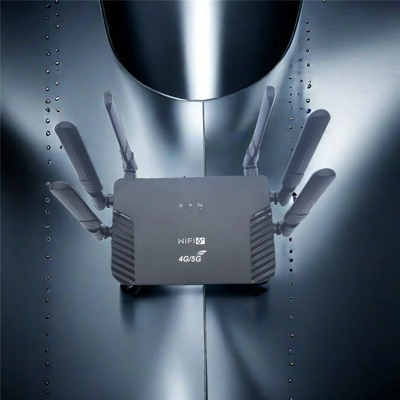 CPF907 4G WiFi 6 Router Type-C ZTE Chip 300Mbps 6 Antennas SIM Card Hotspot WiFi CPE Router - EU Plug