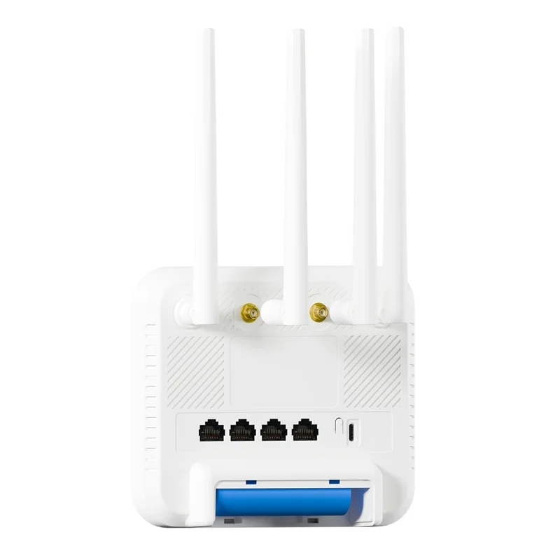 VEMO B312B 4G WiFi 6 Router 4500mAh Battery 300Mbps 4 LAN Ports Hotspot Wireless Router