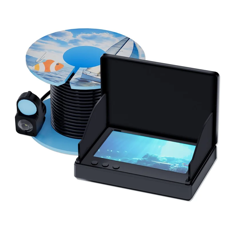 P300 Underwater Fish Finder 4.3 Inch HD Waterproof Fishing Camera with Night Vision  /  30m Cable