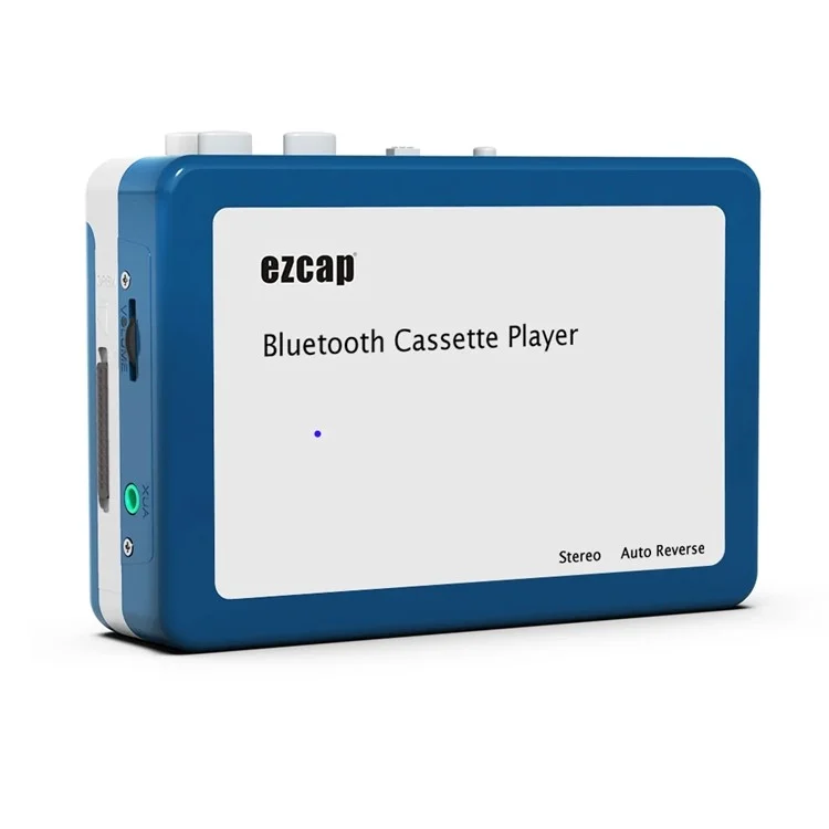 EZCAP 215 Walkman Reproductor de Casetes Bluetooth Convertidor Retro Música de Casete a Auriculares Inalámbricos o Altavoces