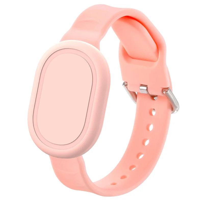 Für Xiaomi Tag wasserdichtes Silikonarmband, komfortables Schutzband - Rosa