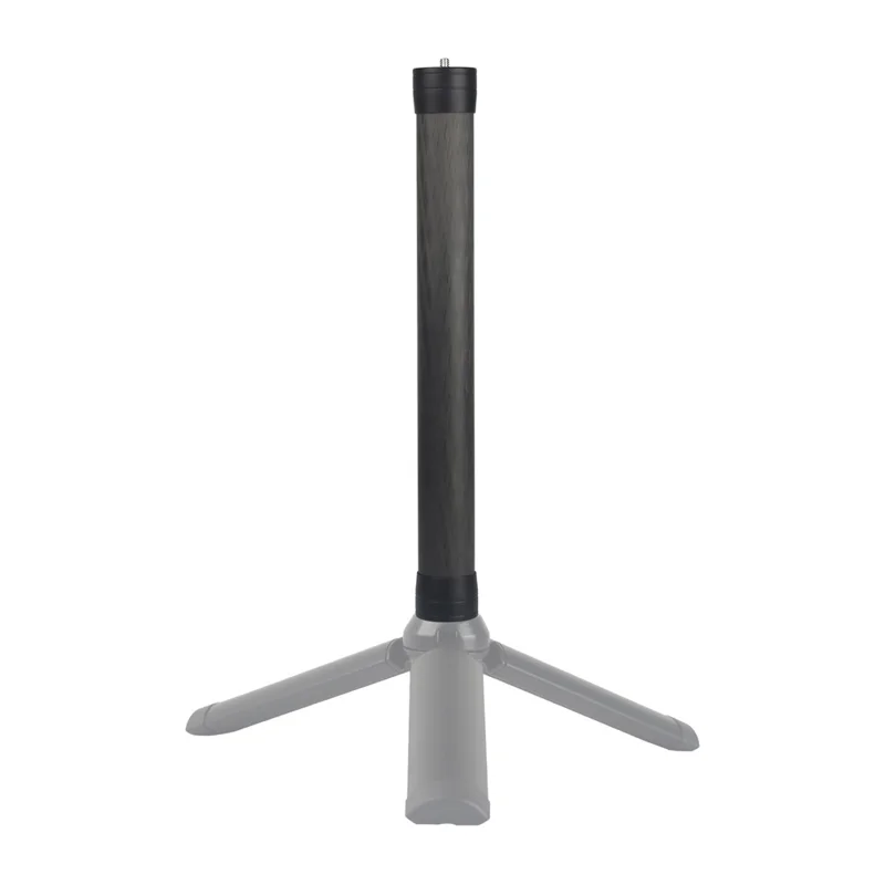 ADAI MC-35 Carbon Fiber Extension Pole Handheld Bar Telescopic Stick Rod with 1/4 inch Thread - Black