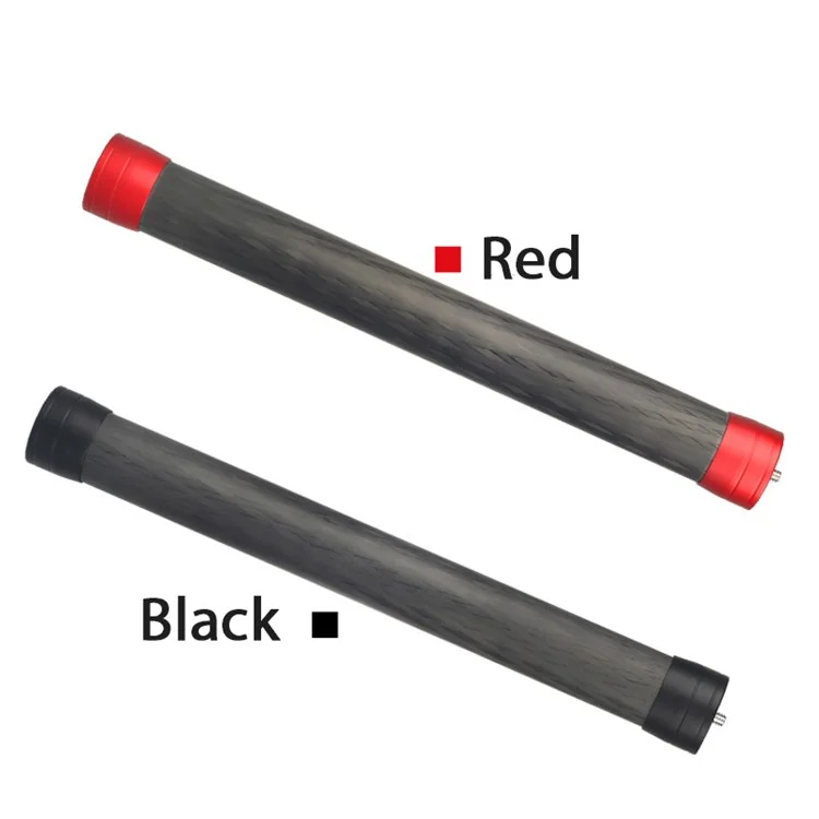ADAI MC-35 Carbon Fiber Extension Pole Handheld Bar Telescopic Stick Rod with 1/4 inch Thread - Red