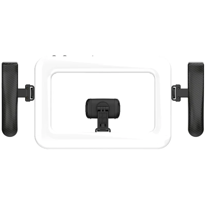 K03 Luz Anel Portátil com 3 Temperaturas de Cor, Controlo Remoto por Bluetooth, Suporte para Telemóvel, Luz LED de Preenchimento para Transmissões em Direto