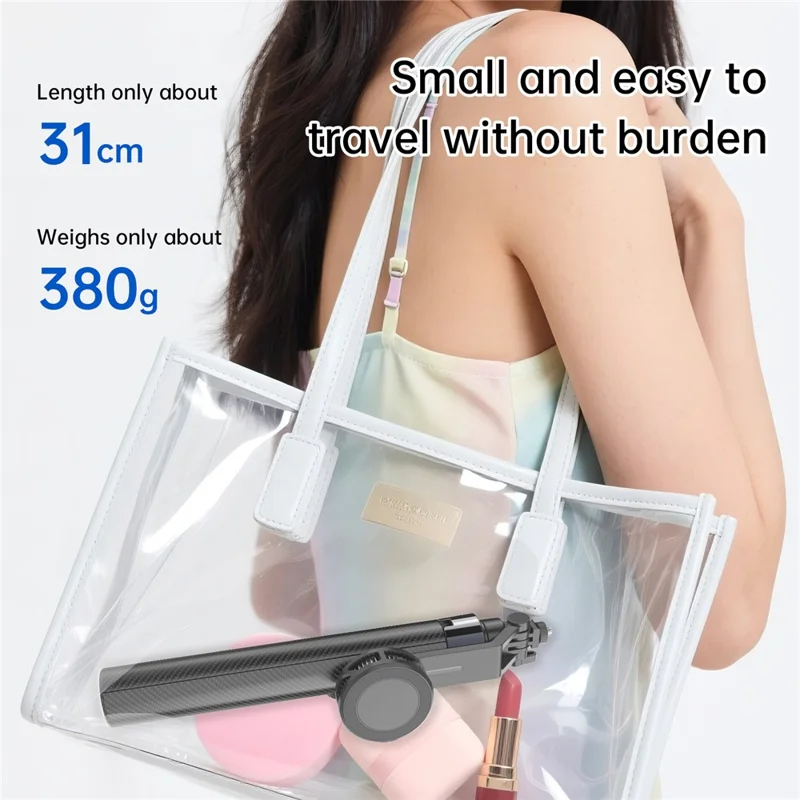 K07 Semiconductor Cooling Phone Stand Tripod Bluetooth-compatible Remote Control Selfie Stick for Live Streaming