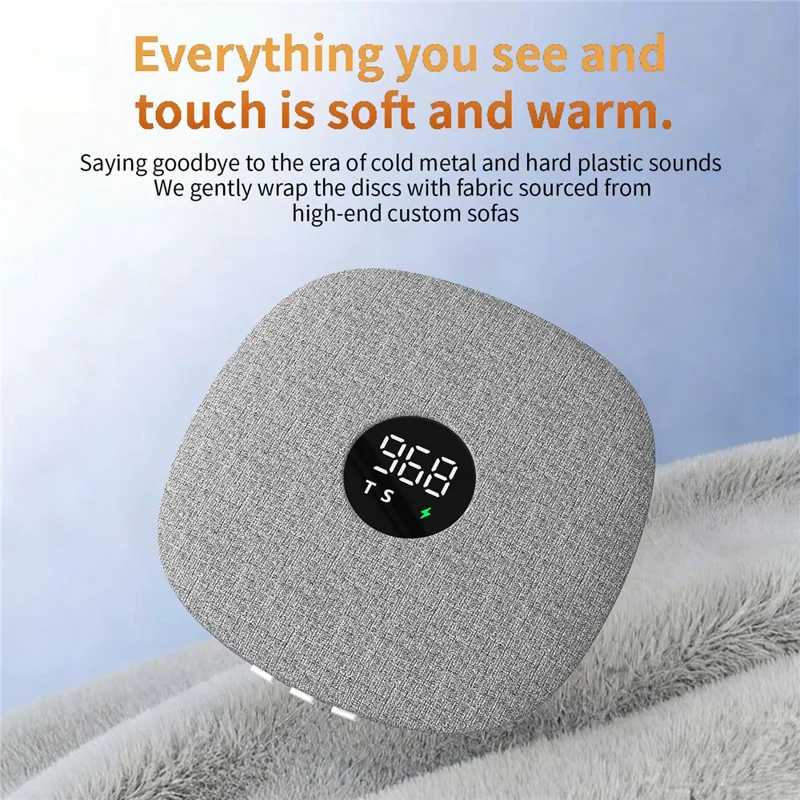 QY15 Haut-parleur pour sommeil, disque sonore sous oreiller, haut-parleur à conduction osseuse Bluetooth - Bleu