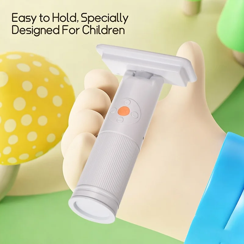 S388 Kids Digital Microscope 2MP 2.8 inch 1600X Magnification Microscope for Science Education (without Memory Card) - White