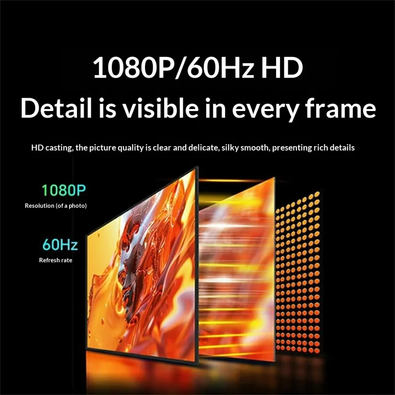 UGREEN S309-75500 Type-C Magnetic Phone Screen Mirroring Dongle HD 1080P / 60Hz 5.8G Wireless Transmitter and Receiver Kit