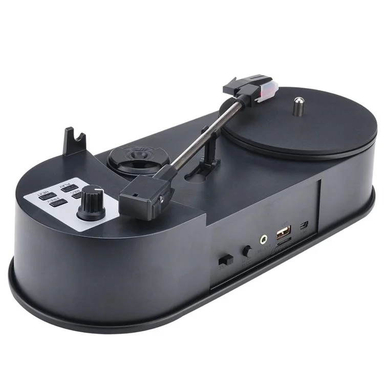 EZCAP 613 33/45RPM Tocadiscos Convertidor de MP3 Guarde la música de vinilo en tarjeta TF/Disco USB con altavoz incorporado