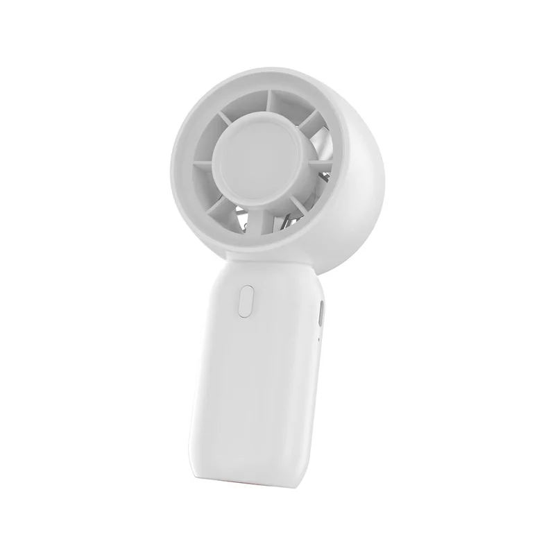 Ventilateur portable mini SL631, ventilateur de poche silencieux rechargeable USB-C 3 vitesses, pour bureau et extérieur - Blanc