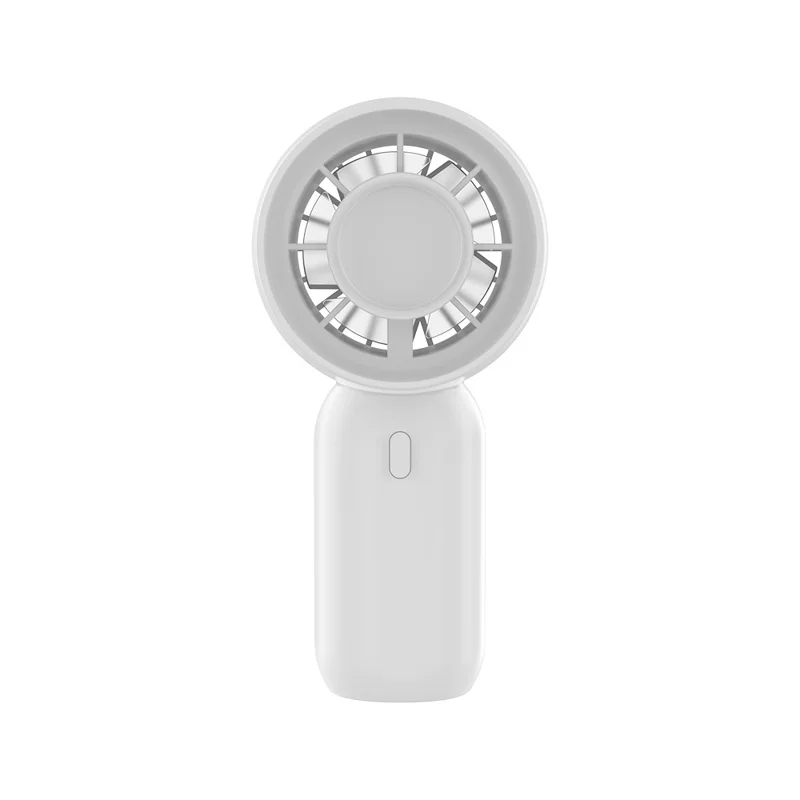 Ventilateur portable mini SL631, ventilateur de poche silencieux rechargeable USB-C 3 vitesses, pour bureau et extérieur - Blanc
